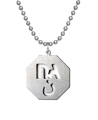 GI JEWELRY Military Issue Stainless Steel Never Again Nazarene Necklace