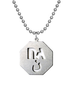 GI JEWELRY Military Issue Stainless Steel Never Again Nazarene Necklace