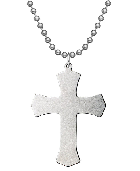 You get 12 @ $4.00 each - GI JEWELRY® Warrior Cross® for Men and Women with Stainless Steel Beaded Dog Tag Chain and Pendant - Genuine U.S. Military Issue